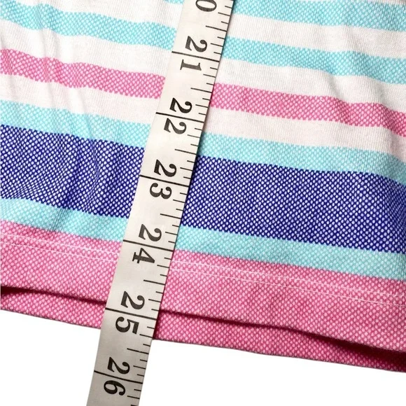 Talbots Women's Long Sleeve Striped Top - Blue, Pink, Purple - Picture 9 of 12
